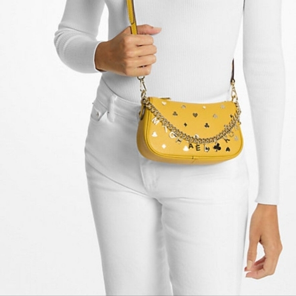 Michael Kors Carmela Small Embellished Crossbody Bag - Picture 3 of 5